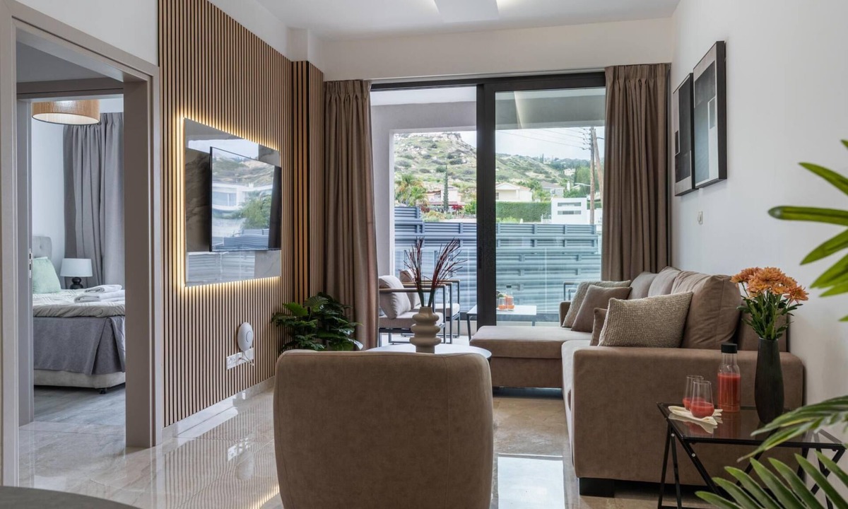 Agios Tychon Apartment | Amato River Suites by Ezoria Apt 103 2-bed