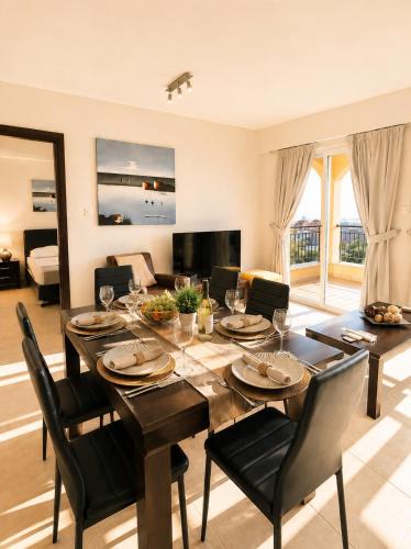 Emba Apartment | Cozy Sea View Apartment with Pool in Peaceful Paphos Area