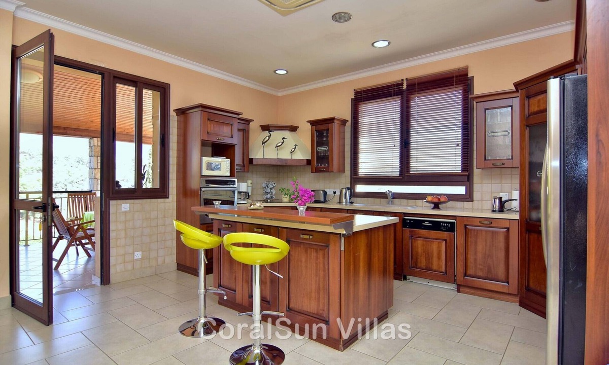 Argaka Villa | Elite, Spectacular Villa Enormous HEATED Pool Gym Excellent Location - Sleeps 15