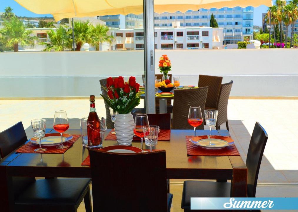 Ayia Napa Apartment | Grand Napa Harbor 3 Bedroom Penthouse Apartment Large 65m2 Balcony with Sea view