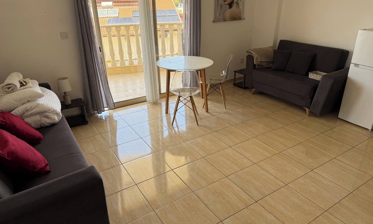 Larnaca City Centre Apartment | Lovely 1-bedroom apartment with AC in vibrant Larnaka