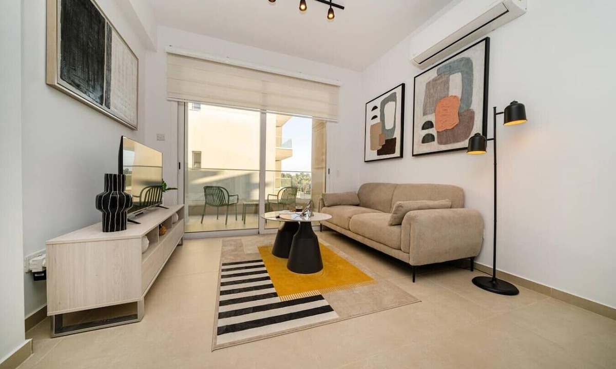 Aglantzia Apartment | New 1 bedroom flat next to university