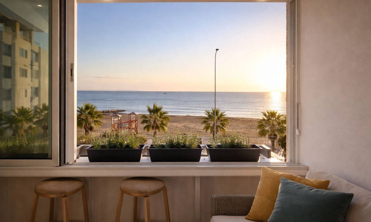 Larnaca Apartment | Perfect seafront 3-bedroom apartment in prime location