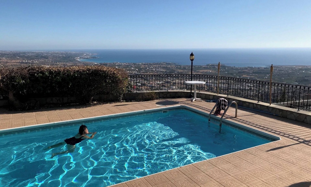 Peyia Town Villa | Peyia: House/Villa - Peyia Pool villa in the south of Cyprus (Greece side) with panoramic view over 20km