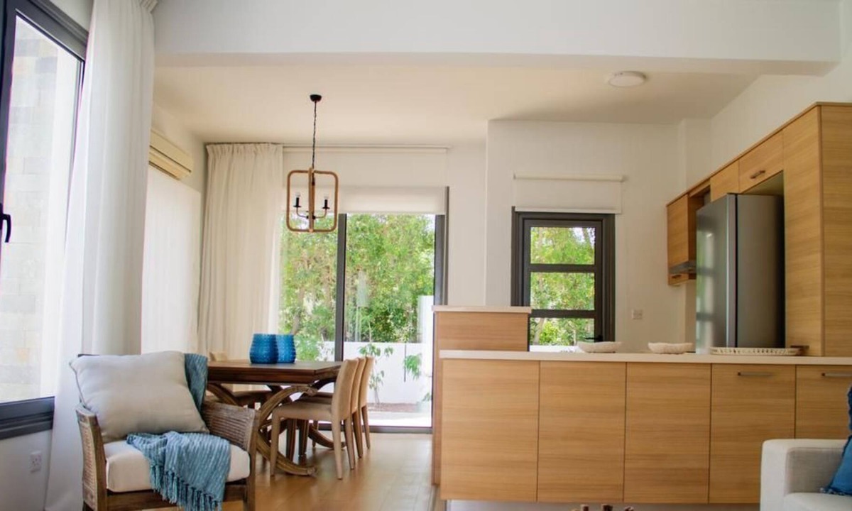 Mazotos Villa | R 1050 Francis Villa with Side Sea View, High-speed Internet Access & Lounge