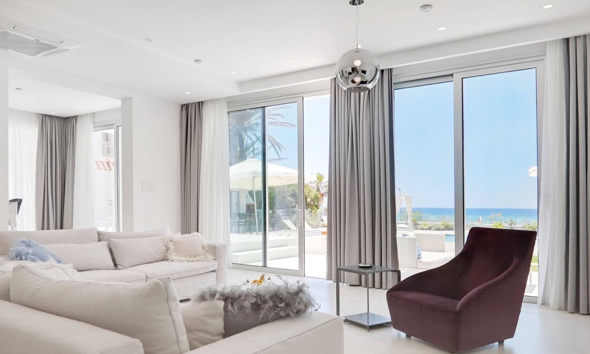 Ayia Napa Villa | R 995 Regal Villa- Seafront Villa with breakfast,BBQ area and Pool