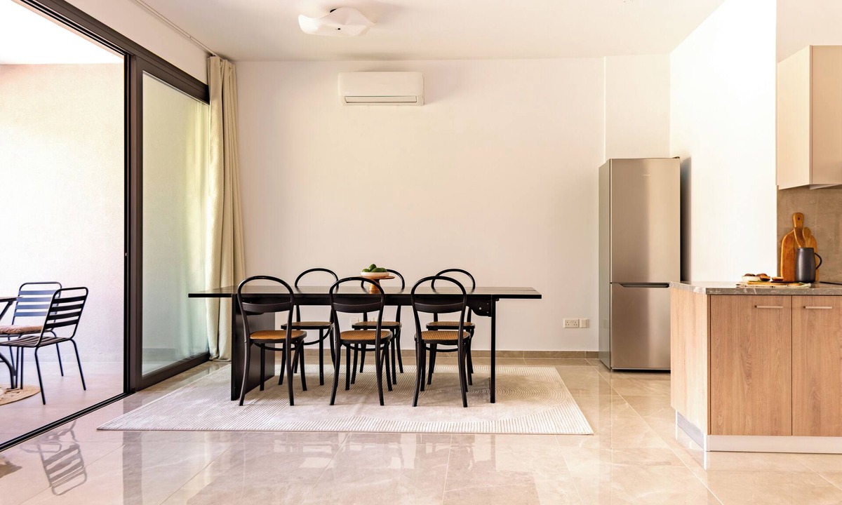 Agios Tychon Apartment | Sanders River Plaza - Neat 2-Bdr Apt with Balcony