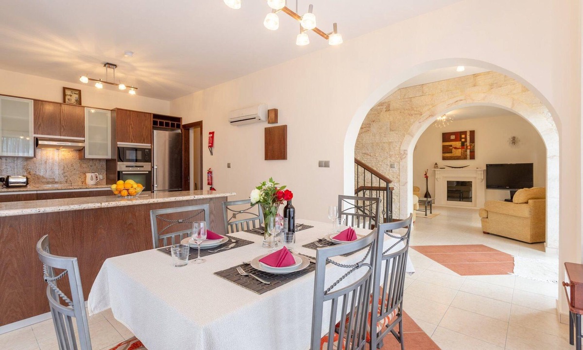 Latchi Villa | Villa Evelina Large Private Pool Walk to Beach Sea Views A C Wifi Eco-friendly - 3019