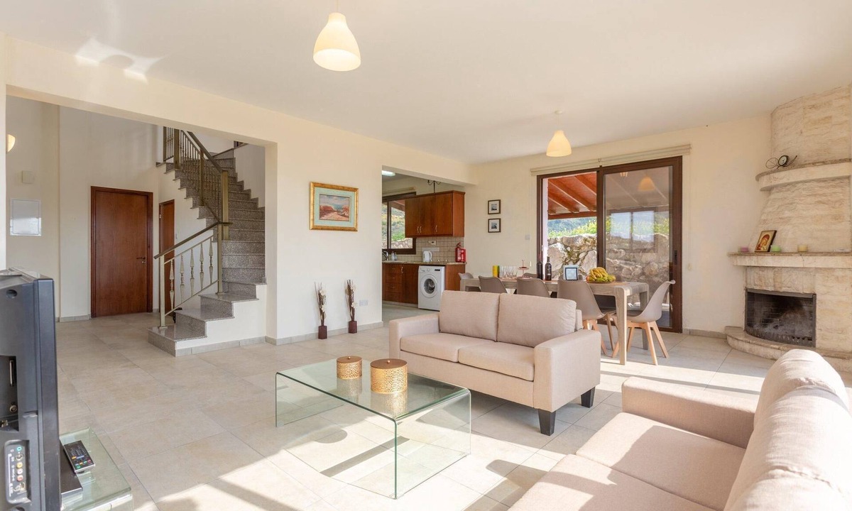 Latchi Villa | Villa Rallo Large Private Pool Sea Views A C Wifi Eco-friendly - 2961