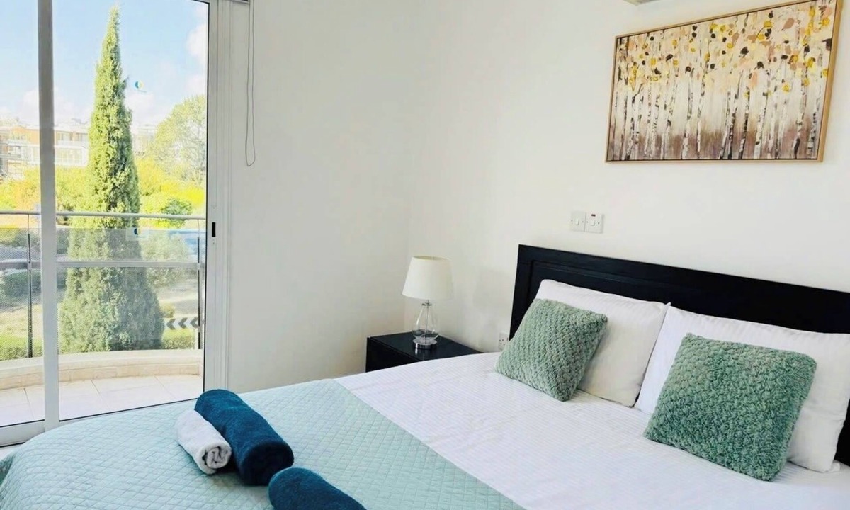 Paphos Apartment | Your Cozy Home - 2BR apartment w Large Balcony/Pool/Parking/Work friendly/Paphos