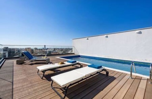 Limassol Apartment | 203 Sfiggos - City Views & Rooftop Pool Access