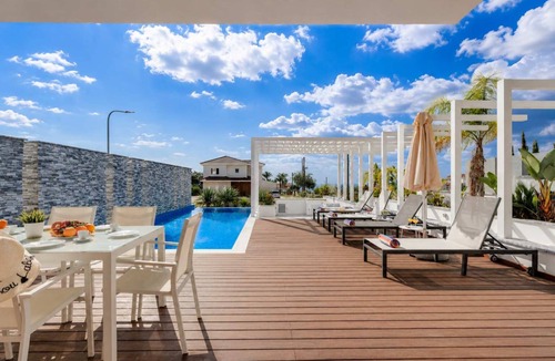 Ayia Napa Villa | 3BR Villa with Pool and Hot Tub - Olive by Premier