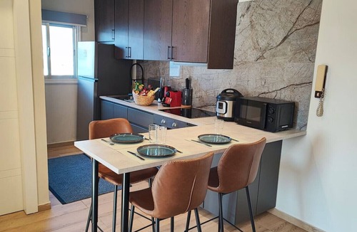 Neapolis Apartment | Beach Seconds Away | Quality Sleep | Full Kitchen