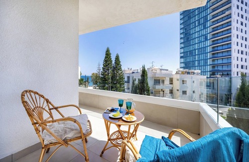 Agios Tychon Apartment | Christine Beach Complex- Sea View & Shared Pool