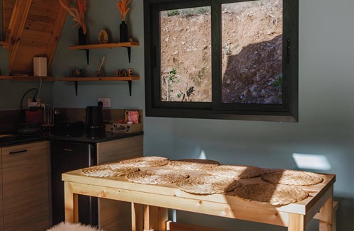 Arakapas Cabin | Family Mountain Cabin with Playground and Swimming Pool