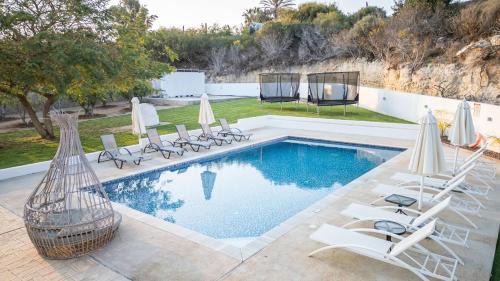 Cape Greko Villa | Konnos Villa 1 - Quiet - Privacy - High Hill Seaviews - SaltWater Heated Pool