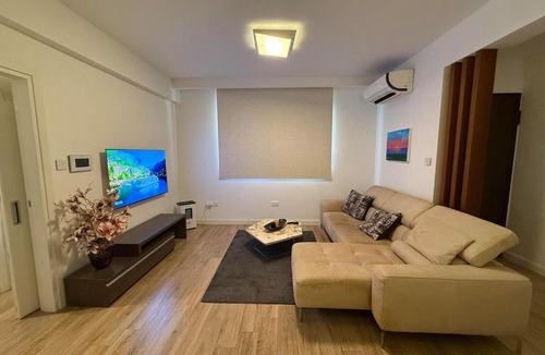 Mouttagiaka Apartment | Luxury Limassol Seaside Pool Suite