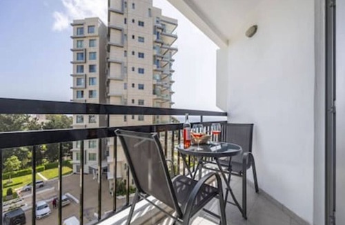 Agios Tychon Apartment | Marathon Beach Apartment - Sea View, Shared Pool