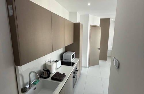Larnaca City Centre Apartment | Modern business studio in central Larnaca - AC, WiFi, elevator