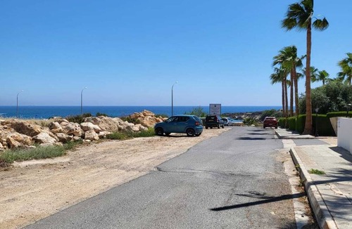 Peyia Town Villa | New Coral Bay Villa Pool Garden Sandy Beach