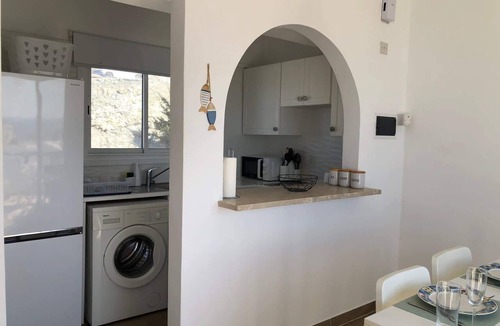 Chlorakas Apartment | Paphos: 2BR Apt | Amazing Sea Views | Pool | 15 Min Walk to Beach