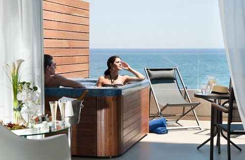 Potamos tis Germasogeias Apartment | R 181 Royal Apollonia Half Board Included | Sea Views | Deluxe Spa Room Sea View with Private Outdo