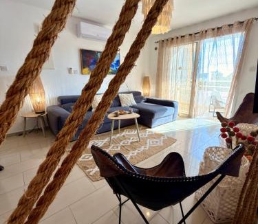 Ayia Napa Apartment | Rope and Reef 2BD Walk to Nissi Beach and Pool