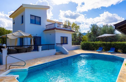 Polis Villa | Villa Charoula Thio Large Private Pool AC WiFi