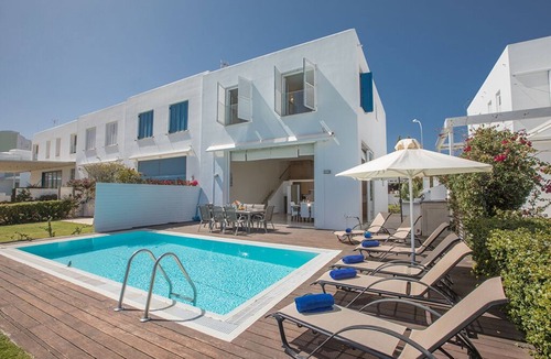 Protaras Villa | Villa Saffi,Luxury 4BDR Sea-front Protaras Villa with Pool and Amazing views