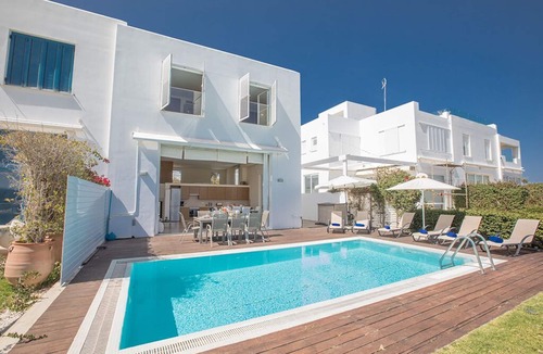 Protaras Villa | Villa Saffi,Luxury 4BDR Sea-front Protaras Villa with Pool and Amazing views