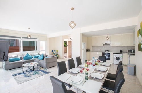Protaras Villa | Villa Shaye, Stunning 4BDR Seafront Protaras Villa