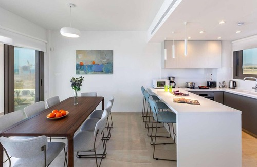 Softades House | Welcome to this exclusive modern villa in a fenced complex, just minutes from the coast. Bright and