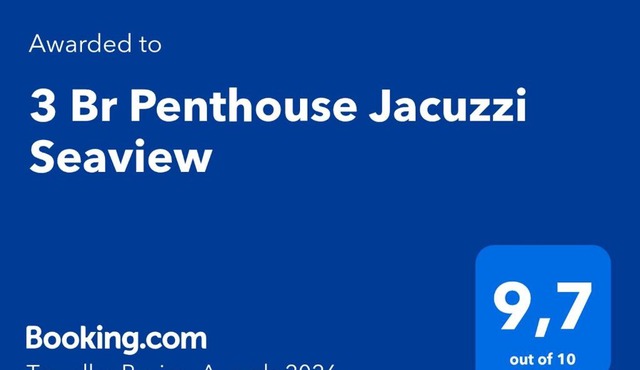 3 Br Penthouse Jacuzzi Seaview