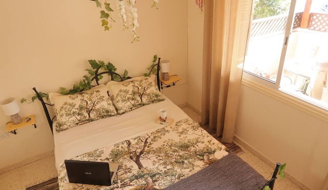 Beach house with garden