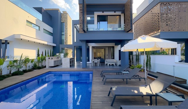Beachfront Villa with Amazing Views in Paralimni
