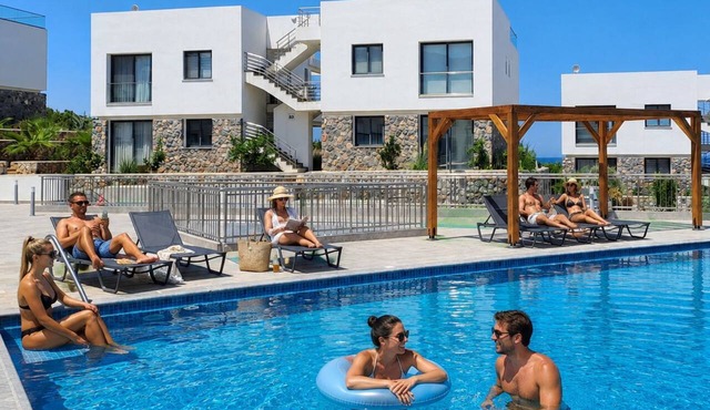 Dream 3-bedroom apartment right on the beach! in Phlamoudhi