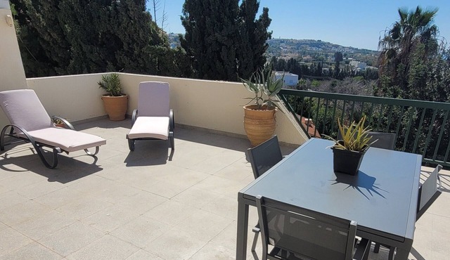 PJ's Apartment ,Chlorakas, Paphos. 2 Bedrooms with a large south facing veranda.