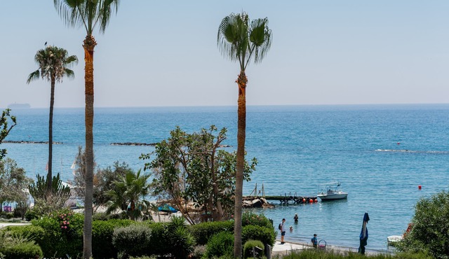 Sanders Ermitage on the Beach - Delightful 1-Bedroom Apartment With Sea View in Germasogeia