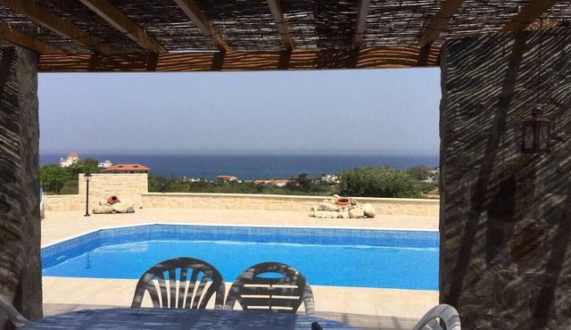 Seaview Villa in Pomos with private Swimming pool