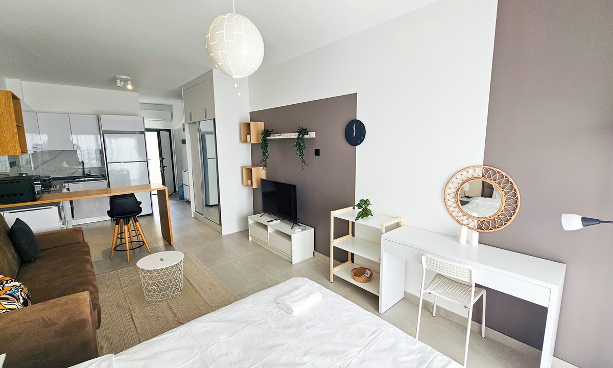 Dipkarpaz Apartment | Priscilla Studios with Direct Seaview in Caesar Blue Resort