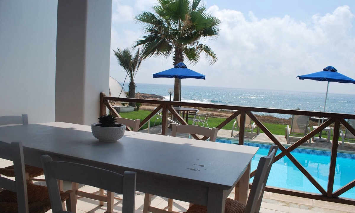 Kissonerga Villa | Sea Front Villa With Private Heated Pool, Quiet Area Paphos 322