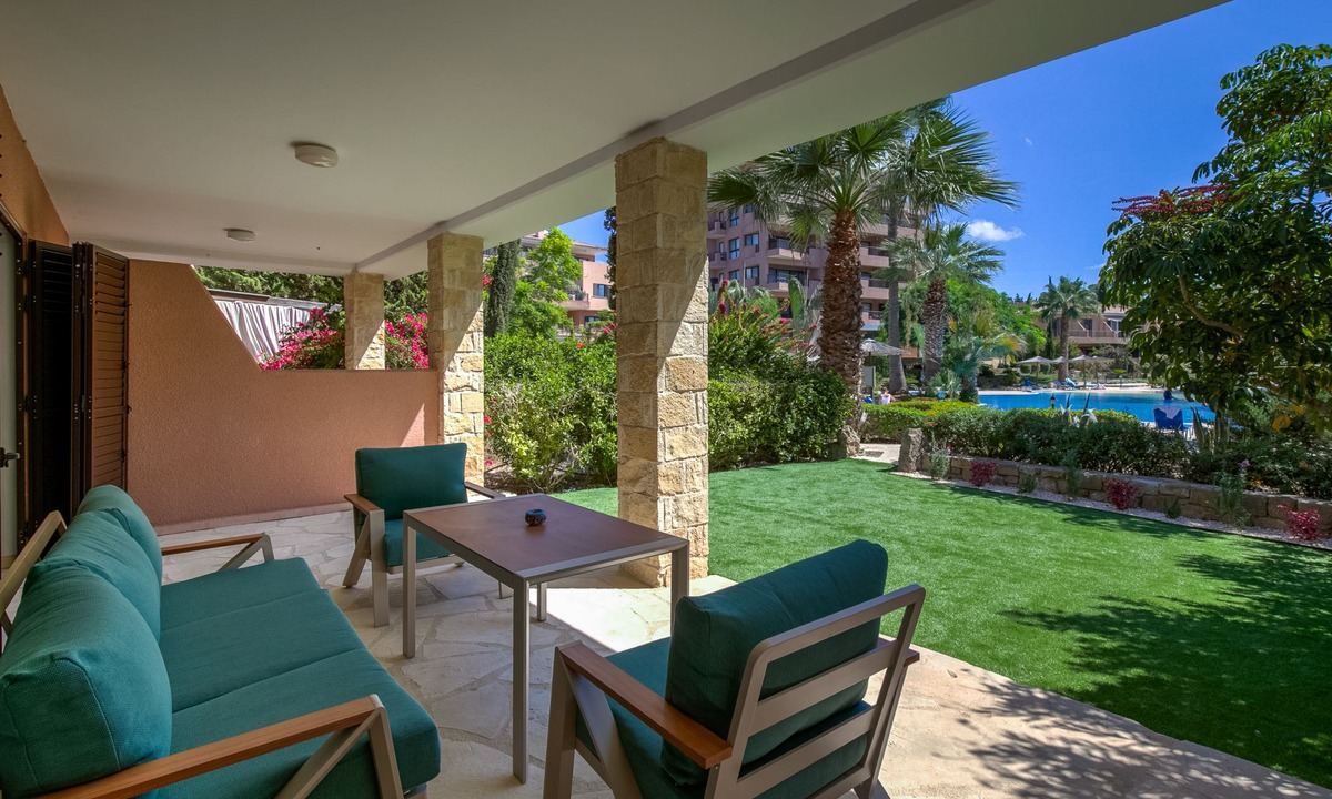 Universal Apartment | Aphrodite Gardens - Pool View Garden Apartment