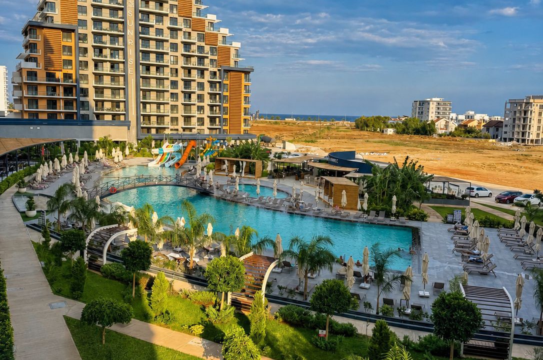 Trikomo Condo | Riverside Life Resort: Modern Apartment with Ocean View & Pool