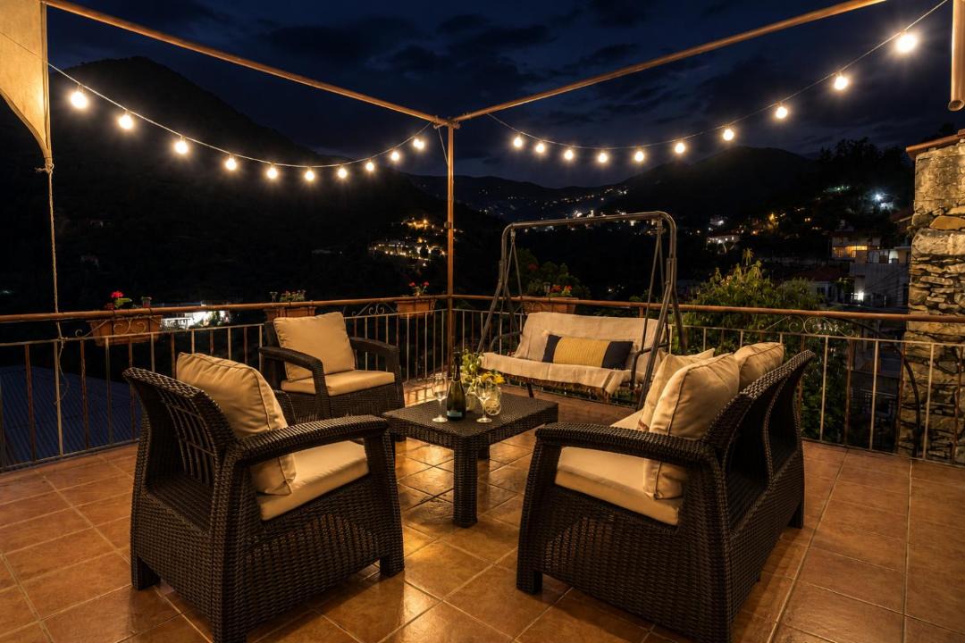 Kalopanayiotis House | Stardust Mountain House - Village Center House - Terrace, BBQ & Wood Stove