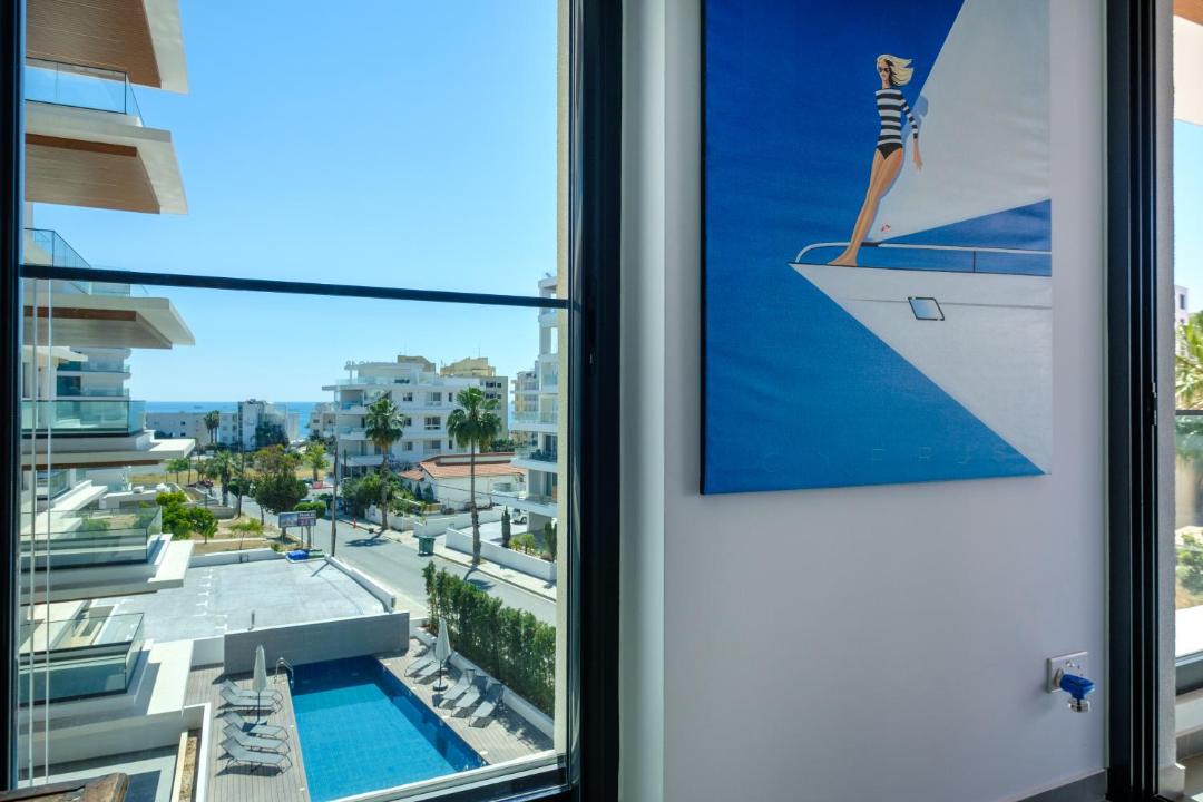 Larnaca Apartment | The Mackenzie Azure Suite 2BR near Beach & Pool