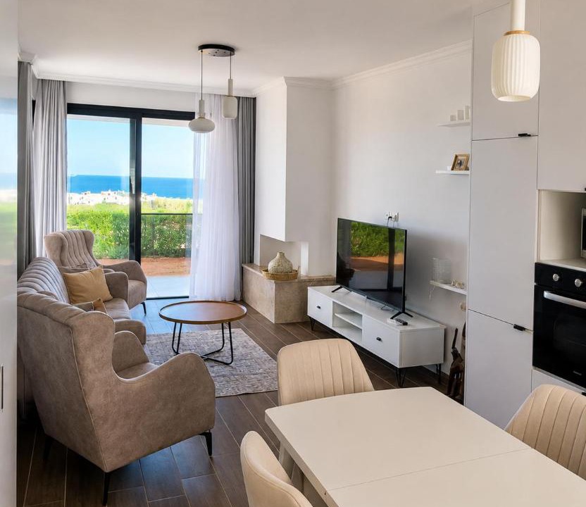Yeni Erenkoy Apartment | Sea View Penthouse with Jacuzzi & Roof Terrace at Northern Cyprus
