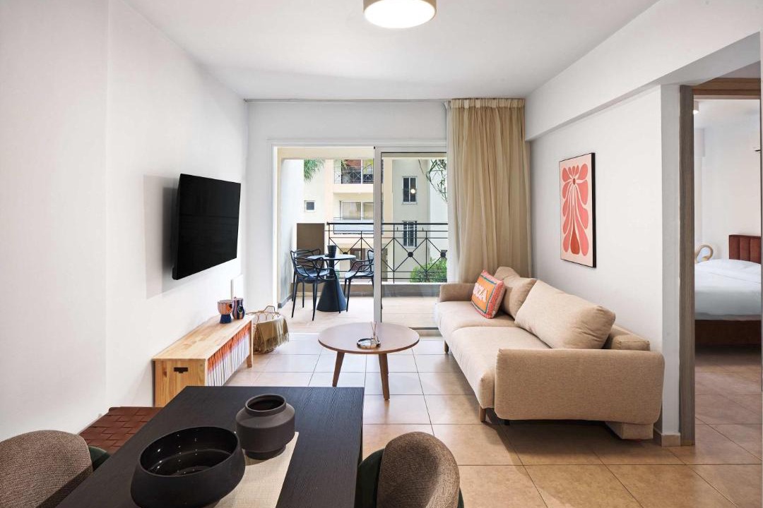 Kiti Apartment | Modern 2BR Apt with Pool & Balcony in Kiti