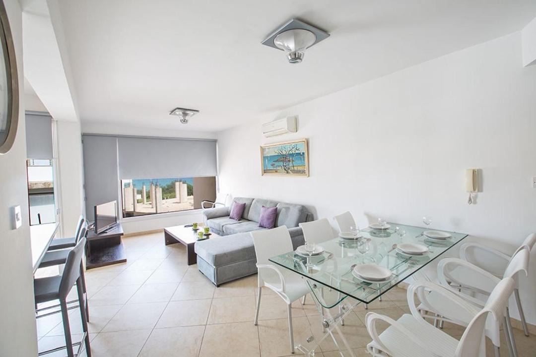 Protaras Apartment | Apt Lasonos Asimi - Luxury 3 Bedroom Protaras Apartment - Communal Pool