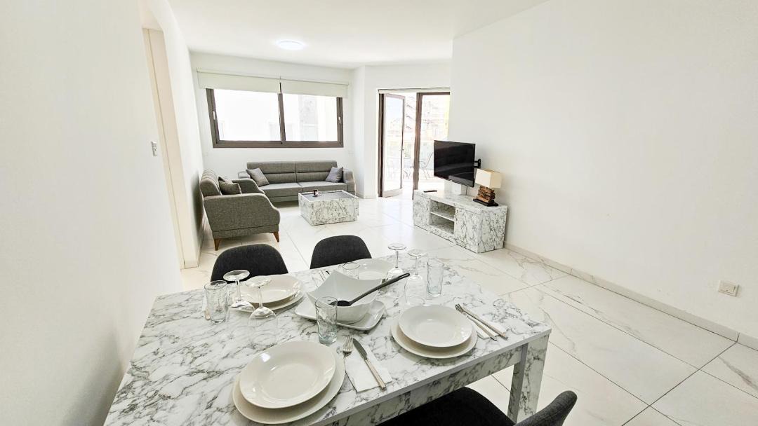 Larnaca City Centre Apartment | Modern Wellness Escape Apartment with Optional Health Transformation Retreat