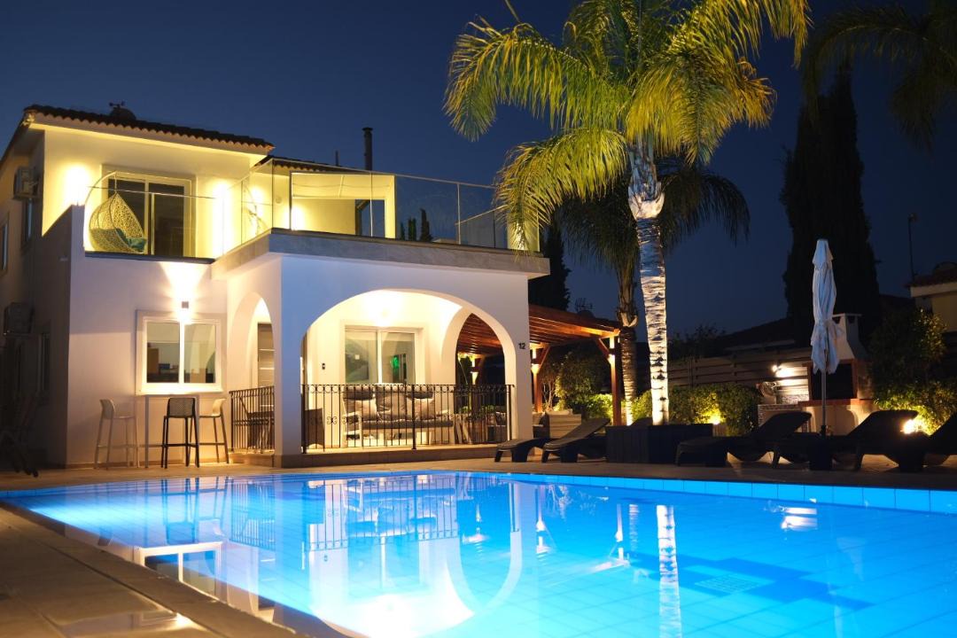 Ayia Thekla Villa | Sunset Villa private complex heated pool